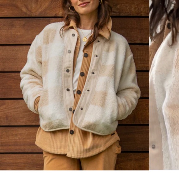 CARVE DESIGNS Jackets & Blazers - CARVE DESIGNS posie jacket in birch plaid POSIE BOUCLE JACKET